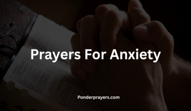 Prayers For Anxiety