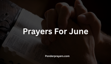 Prayers For June