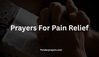 Prayers For Pain Relief