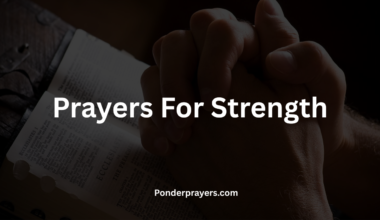 Prayers For Strength
