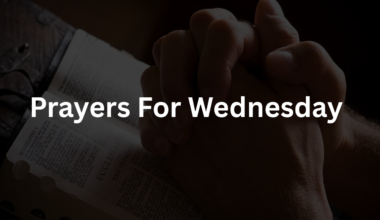 Prayers For Wednesday