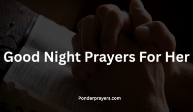 Good Night Prayers For Her