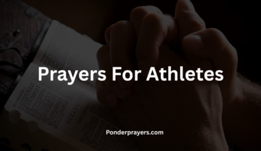 Prayers For Athletes