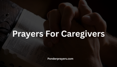 Prayers For Caregivers