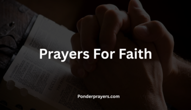 Prayers For Faith