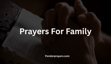 Prayers For Family