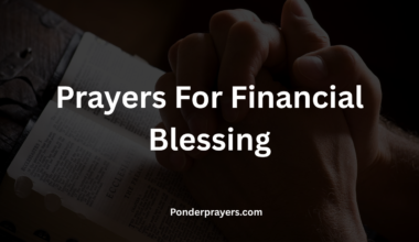 Prayers For Financial Blessing