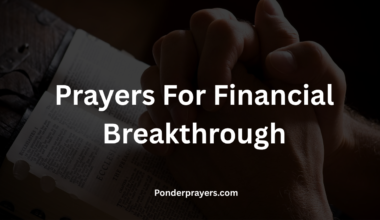 Prayers For Financial Breakthrough