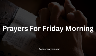 Prayers For Friday Morning