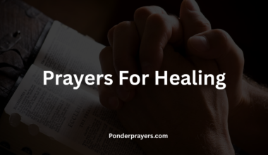 Prayers For Healing
