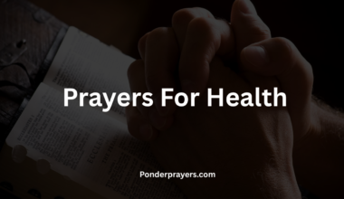Prayers For Health