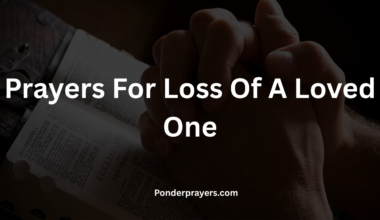 Prayers For Loss Of A Loved One