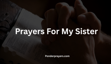 Prayers For My Sister