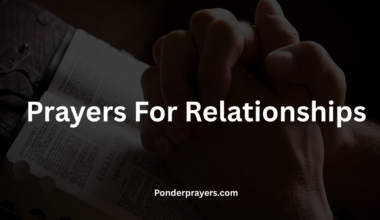 Prayers For Relationships