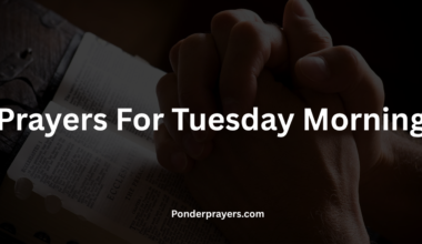 Prayers For Tuesday Morning