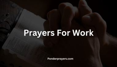 Prayers For Work