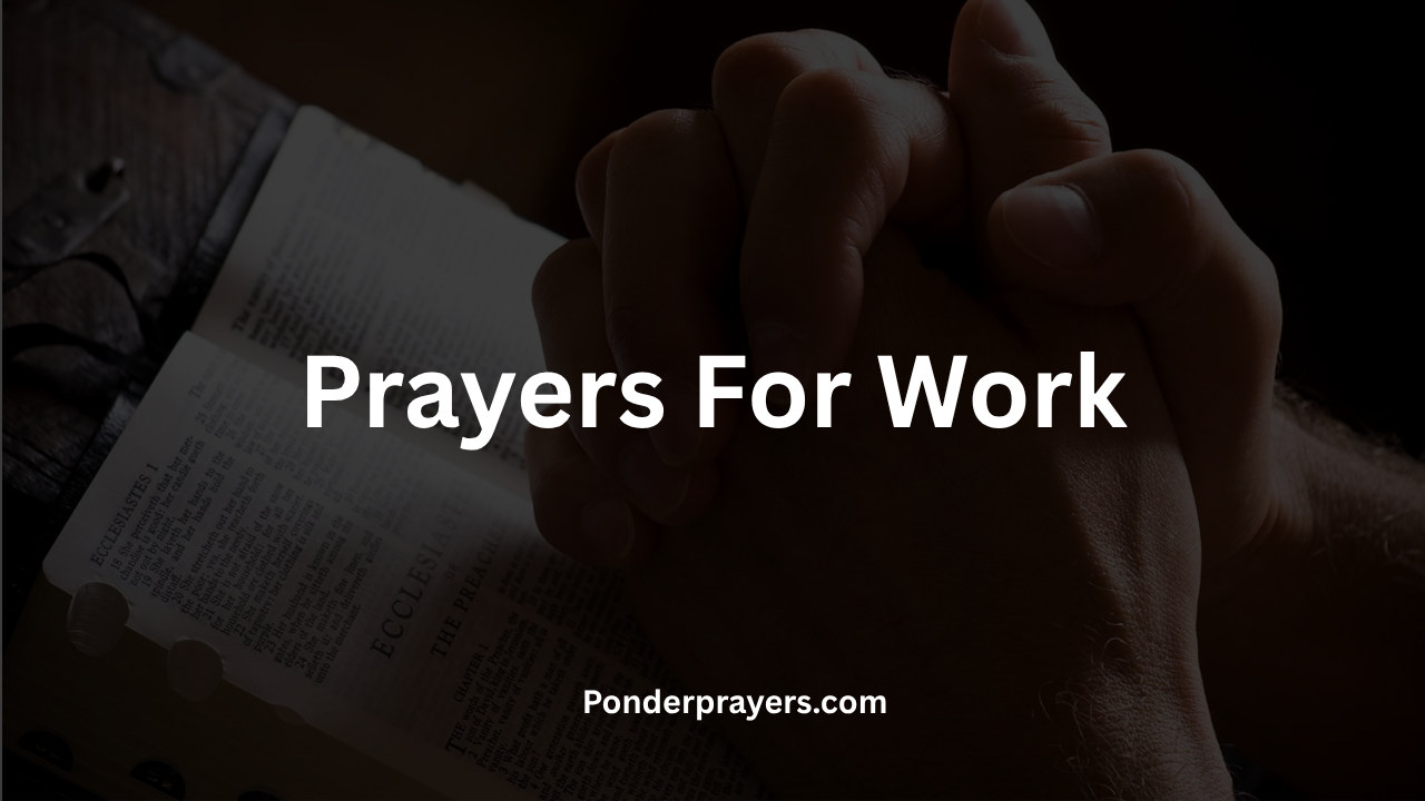 Prayers For Work