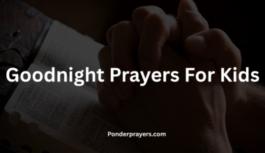 Goodnight Prayers For Kids