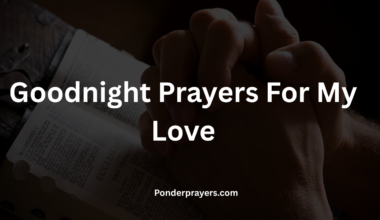 Goodnight Prayers For My Love