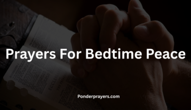 Prayers For Bedtime Peace