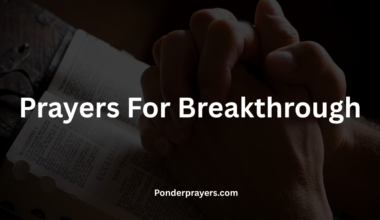 Prayers For Breakthrough