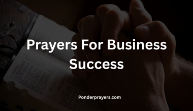 Prayers For Business Success