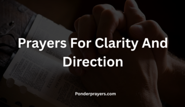 Prayers For Clarity And Direction