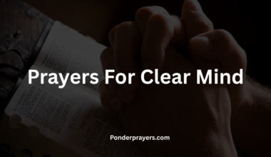 Prayers For Clear Mind