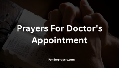 Prayers For Doctor's Appointment