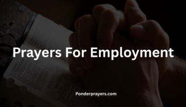 Prayers For Employment