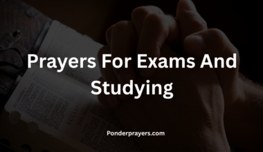 Prayers For Exams And Studying
