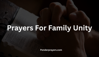 Prayers For Family Unity