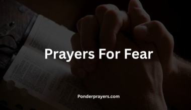 Prayers For Fear