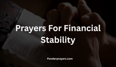 Prayers For Financial Stability
