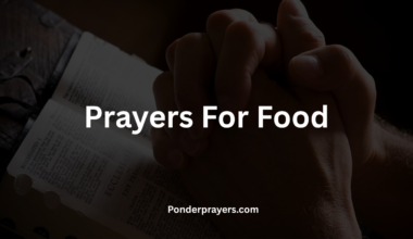 Prayers For Food