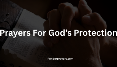 Prayers For God’s Protection