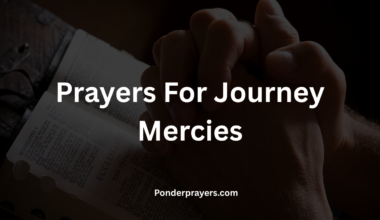 Prayers For Journey Mercies