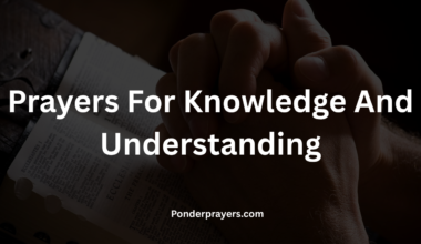 Prayers For Knowledge And Understanding