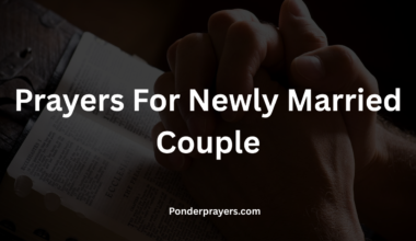 Prayers For Newly Married Couple