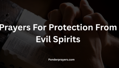 Prayers For Protection From Evil Spirits