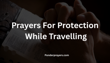 Prayers For Protection While Travelling