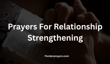 Prayers For Relationship Strengthening