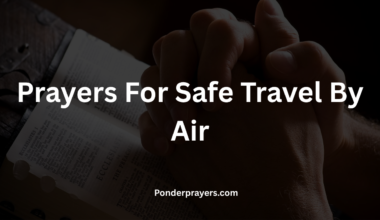 Prayers For Safe Travel By Air