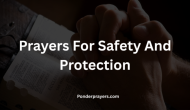 Prayers For Safety And Protection