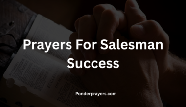 Prayers For Salesman Success