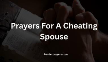 Prayers For A Cheating Spouse