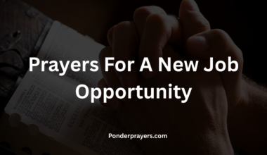 Prayers For A New Job Opportunity