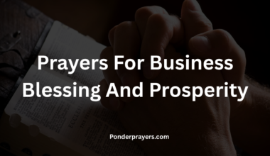 Prayers For Business Blessing And Prosperity