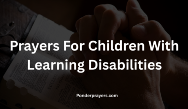 Prayers For Children With Learning Disabilities