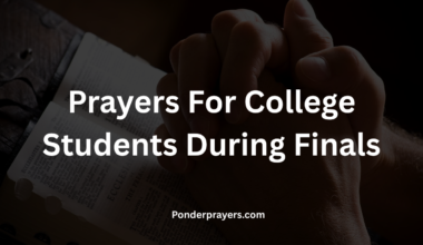 Prayers For College Students During Finals